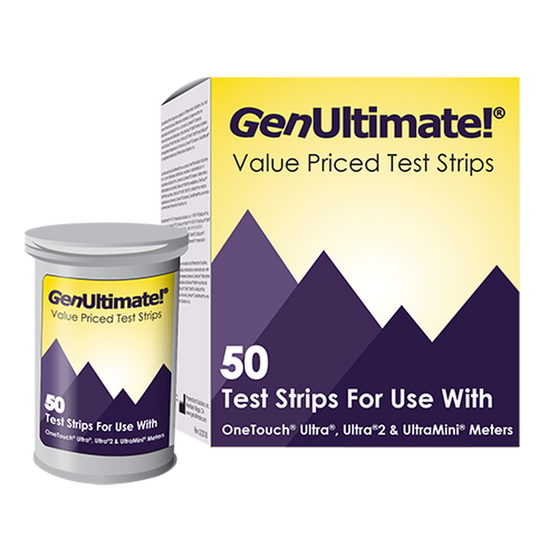Substitute of Gen Ultimate Blood Glucose Test Strips 500 Ct