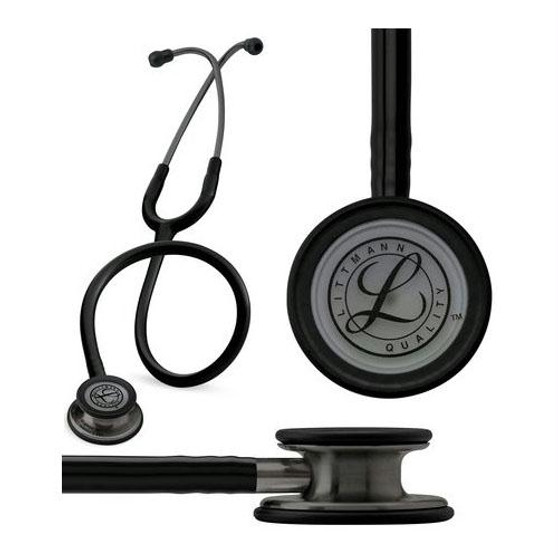 Littmann Classic lll Stethoscope 27, Smoke-finish - Black Tube