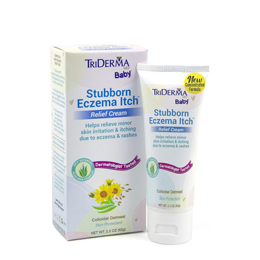 TriDerma Baby Stubborn Eczema Itch Relief Cream