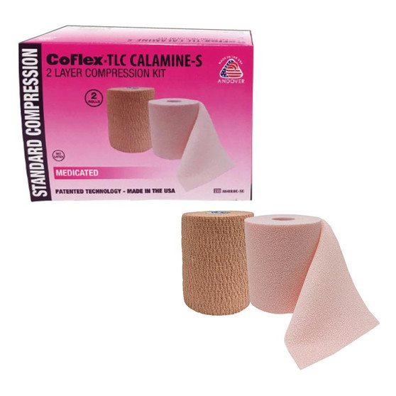 Coflex Tlc Calamine Standard Compression, 4"