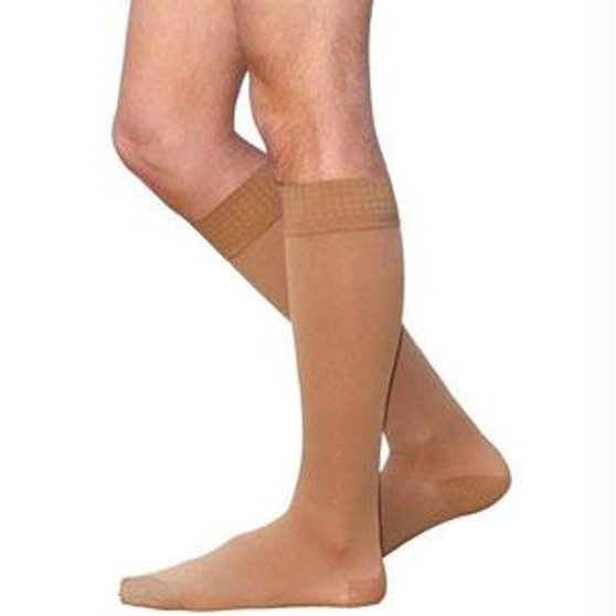 232c Essential Cotton Calf, 20-30mmhg, Men's, Medium, Short, Crispa