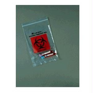 Biohazard Ziplock Bag, 9" X 12"
