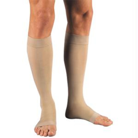 Relief Knee-high Extra Firm Compression Stockings Large, Beige