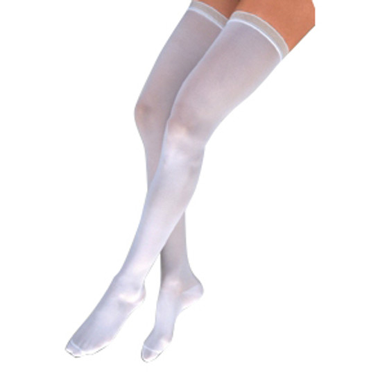 Anti-em/gp Knee-high Seamless Anti-embolism Elastic Stockings Large, White
