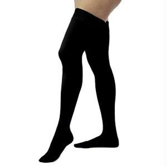 Opaque Women's Thigh-high Firm Compression Stockings X-large, Black