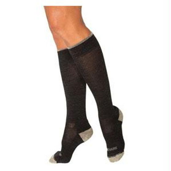 421c Merino Outdoor Socks Calf, 15-20mmhg, Unisex, Small, Charcoal