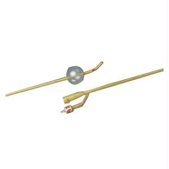 Bardex Lubricath Carson 2-way Specialty Foley Catheter 20 Fr 30 Cc, Coude Tip.