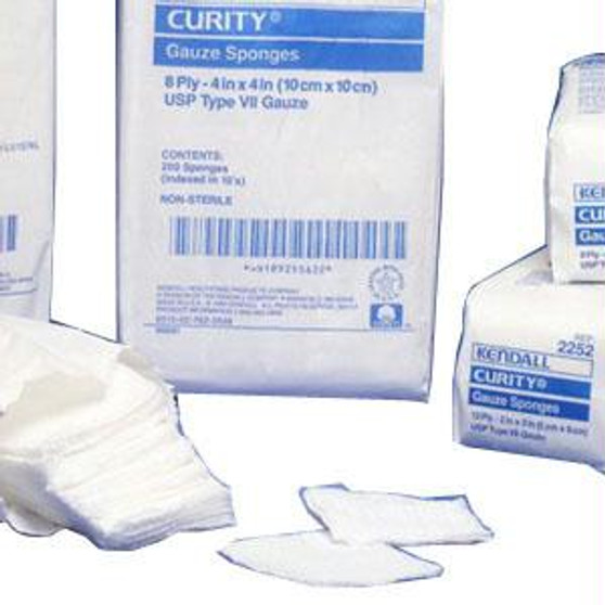 Curity Nonsterile Gauze Sponge 4" X 8"