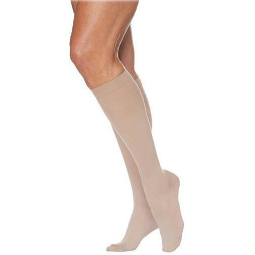 782c Style Sheer Calf, 20-30mmhg, Women's, Medium, Short, Natural