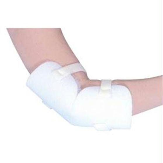 Heel/elbow Protector With Two Straps, One Size Fits Most, White