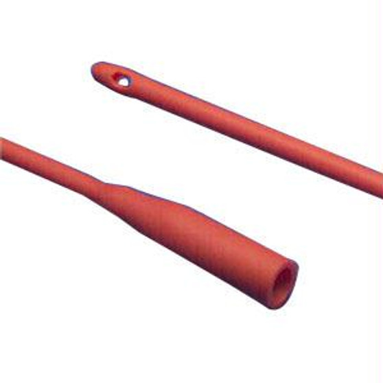 Dover Hydrophilic Coated Red Rubber Urethral Catheter 12 Fr 14"
