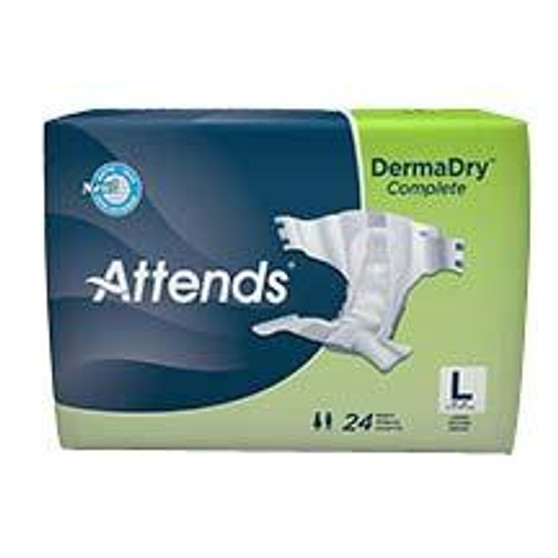 Attends Dermadry Complete Briefs Large 44" - 58"