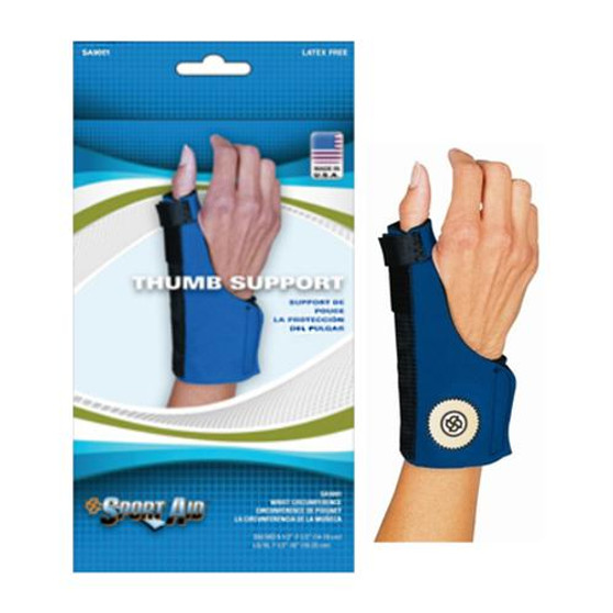 Sportaid Thumb Support, Neoprene, Blue, Large/x-large