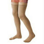 Relief Thigh-high Firm Compression Stockings Without Silicone Dot Band Large, Beige - 114646