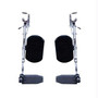 Swingaway Elevating Leg Rest With Aluminum Footplates, 3-1/2" Hanger Pin Spacing