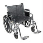 Silver Sport 2 16" Wheelchair With Silver Vein Finish, Detachable Full Desk Arms And Swingaway Foot Rests