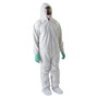 Anti-static Microporous Breathable Coveralls With Hood And Boots, 4x-large