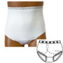 Options Ladies' Basic With Built-in Barrier/support, White, Right-side Stoma, Xx-large 11-12, Hips 47" - 50"