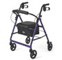 Basic Rollator, Purple, 31" - 35", 6" Wheel Size