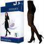 843p Style Soft Opaque Pantyhose, 30-40mmhg, Women's, Medium, Long, Black
