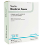 Sterile Border Gauze With Adhesive Border, 6" X 6"