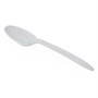 Plastic Teaspoon, White, Bulk
