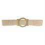 Nu-comfort 2" Wide Beige Support Belt 3-3/8" I.d. Ring Plate 36"-40" Waist Large, Latex-free