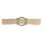 Nu-comfort 2" Wide Beige Support Belt Large Oval. Ring Plate 28"-31" Waist Small, Latex-free