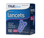 TRUEplus Universal Twist Top 30 Gauge 600 Lancets - 6 Box 100