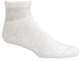 Curative Diagnostics Diabetic Socks Size 10-13 Ankle Set of 3 Pair Pack - White