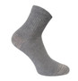 Curative Diagnostics Diabetic Socks Size 9 - 11 Ankle Set of 3 Pair Pack - Gray