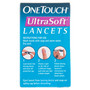 OneTouch Ultra Soft Lancets For Glucose Care - 100/bx