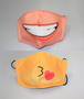 Emoji Mask For kids [ 2 Kid Mask - Kiss, & Smile ]