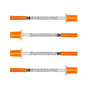 Clever Choice U-100 Comfort EZ Insulin Syringes 28G - 1 cc - 1/2 - [ 100/bx ]