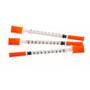 Clever Choice U-100 Comfort EZ Insulin Syringes 28G - 1 cc - 1/2 - [ 100/bx ]