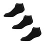Overt Diabetic Cotton Blend Ankle Socks for Optimal Circulatory Flow, Black 3 Pairs - Size 10-13 By Curative Diagnostics