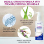 TriDerma Pressure Sore Relief packaging with ingredient list – contains AP4 Aloe Vera Complex, Allantoin and essential botanicals