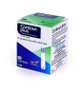 Close-up of Contour Plus test strip – features Second-Chance sampling to apply more blood within 30 seconds