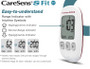 CareSens Fit S blood glucose monitoring system being held in hand – lightweight 50.5g design fits anywhere