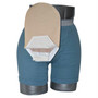 Daily Wear Pouch Cover, Open End, Fits Flange Opening Of 3/4" To 2-1/4", Overall Length 10", Tan