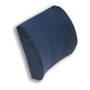 Standard Lumbar Cushion With Navy Cover And Strap, 15" X 13.5"