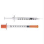 1cc 25g 1 U-100 Syringe W/det Needle, 100 Per Box