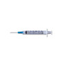 Luer-lok Syringe With Detachable Precisionglide Needle 18g X 1-1/2", 3 Ml (100 Count)