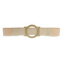 Nu-comfort 2" Wide Beige Support Belt Medium Oval Ring Plate 32"-35" Waist Medium, Latex-free