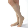 Knee-high Firm Opaque Compression Stockings Large Full Calf, Natural