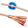 Dover 2-way Silver-coated Silicone Foley Catheter, 24 Fr, 30 Cc