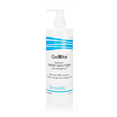 Gelrite Hand Sanitizer With Vitamin E, 16 Oz.