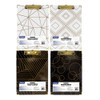 Clipboard w/Low Profile Clip Letter-Gold Geometric Designs