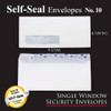 Envelopes-Self Seal/Window/White #10 500Pk