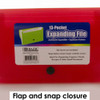 Expanding File 13 Pockets Coupon/Check Size